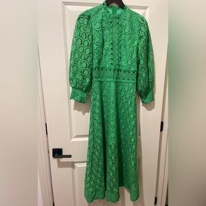 ShopFancyD boutique eyelet maxi dress NWT size Small